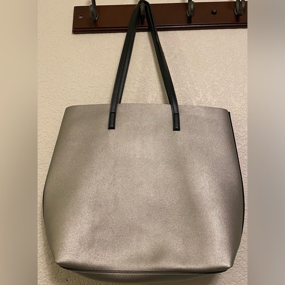 Black & Silver Tote Bag